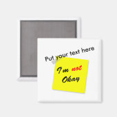 Niet oké magneet (Voorkant / Achterkant)