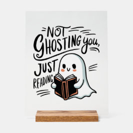 Niet om je heen, gewoon lezen acryl bord