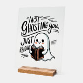 Niet om je heen, gewoon lezen acryl bord (Hoek)