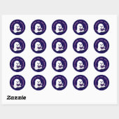 Niet om je te laten zien, alleen om te lezen ronde sticker (Vel)