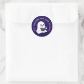 Niet om je te laten zien, alleen om te lezen ronde sticker (Tas)