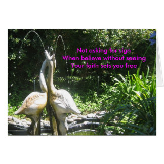 Niet om teken vragen