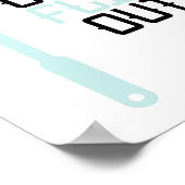 'Niet omdraaien' 8x10 afdrukken Poster (Hoek)