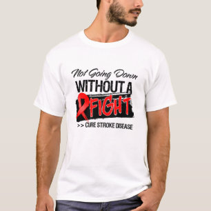 Niet omlaag gaan zonder strijd - ziekte met beroer t-shirt