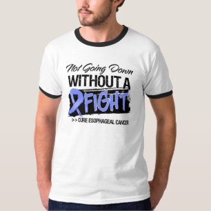 Niet omlaag zonder strijd - oesofageale kanker t-shirt