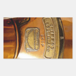 Niet onder Bevel Rechthoekige Sticker