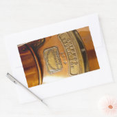 Niet onder Bevel Rechthoekige Sticker (Envelop)