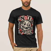 Niet Onder de Indruk 90s Grunge Grafische T-ShirtT