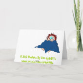 Niet ontsnappen aan je verjaardag kaart (Achterkant)