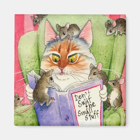 Niet op de kleine spullen magneet slaan (Voorkant)