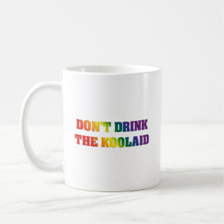 Niet op de Koolaid Drinken | Rainbow Critical Thin Koffiemok
