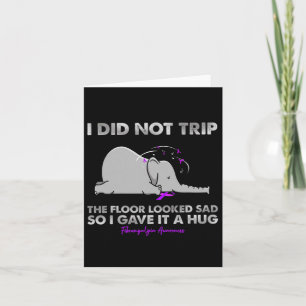 Niet op de vloer struikelde zag er triest uit dus  kaart