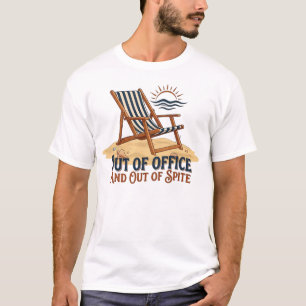 Niet op kantoor en uit rancune - Vintage Retro Bea T-shirt