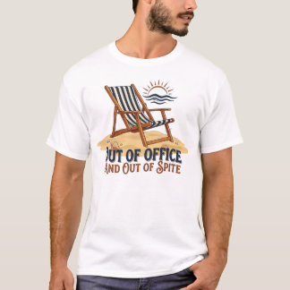 Niet op kantoor en uit rancune - Vintage Retro Bea T-shirt
