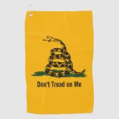 Niet op me laken golfhanddoek (Voorkant)