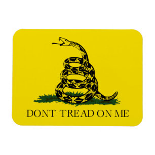 Niet op me laken met Gadsden American Flag Magneet