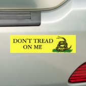 NIET OP MIJ BEHANDELEN BUMPERSTICKER (Op auto)