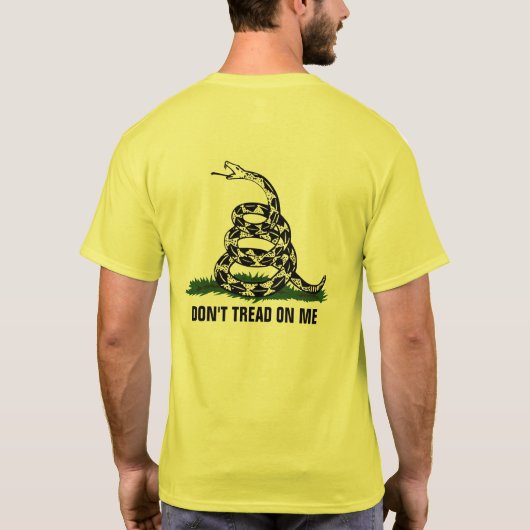NIET OP MIJ BEHANDELEN T-SHIRT (Achterkant)