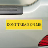 Niet op mij lezen bumpersticker (Op auto)