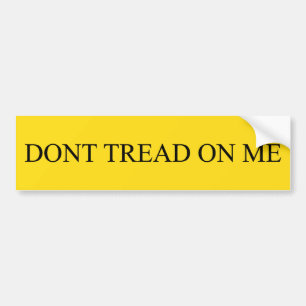Niet op mij lezen bumpersticker