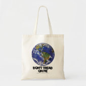 Niet op mij lezen, Earth Bag Tote Bag (Voorkant)