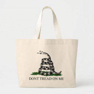 Niet op mij lezen grote tote bag