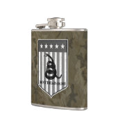 Niet op mij lezen heupfles (Links)