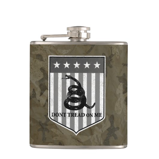 Niet op mij lezen heupfles (Voorkant)