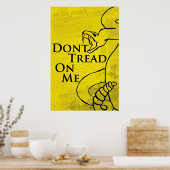 Niet op mij lezen poster (Keuken)