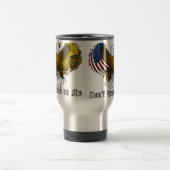 "Niet op mij lezen" Reisbeker (Center)