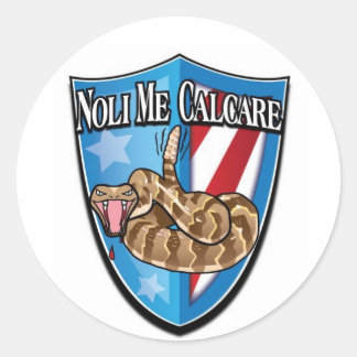 Niet op mij lezen ronde sticker