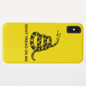 Niet op mij tikken Case-Mate iPhone case (Achterkant (horizontaal))