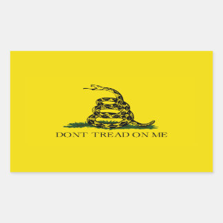 Niet op mij tikken rechthoekige sticker