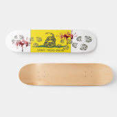 Niet op mij tikken skateboard (Horizontaal)