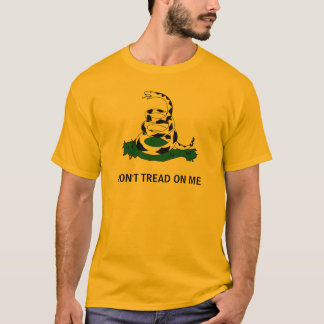 Niet op mij tikken t-shirt