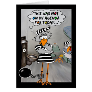 Niet op mijn agenda: Jailbird card