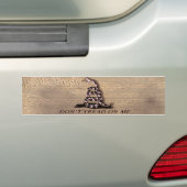 Niet op mijn Bumpersticker tikken (Op auto)