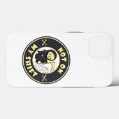 Niet op mijn shift Grim Reaper Halloween quote Case-Mate iPhone Case (Achterkant (horizontaal))