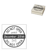 NIET OPENEN TOT 25 DEC 	RUBBERSTEMPEL (Gestempeld)