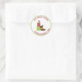 Niet openen tot de Kerst stickers (Tas)