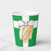 Niet openen tot kerst papier cup papieren bekers (Achterkant)