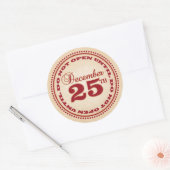 Niet openen tot Kerst stickers (Envelop)