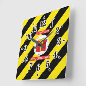 Niet openen tot kerst vierkante klok (Hoek)