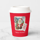 Niet openen tot Kerstmis Papieren Bekers (Achterkant)