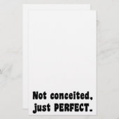 Niet opgesloten, gewoon perfect briefpapier (Voorkant / Achterkant)