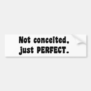 Niet opgesloten, gewoon perfect bumpersticker