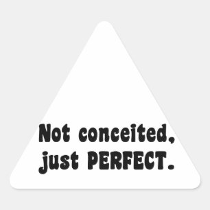 Niet opgesloten, gewoon perfect driehoek sticker