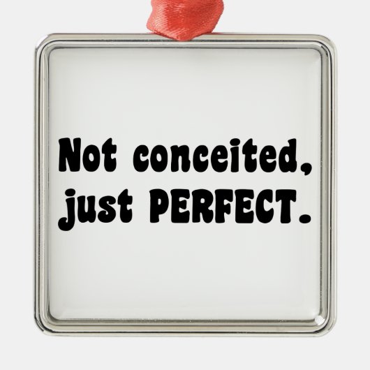 Niet opgesloten, gewoon perfect metalen ornament (Voorkant)