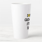 Niet opgroeien, het is een valstrik! Mok (Voorkant)