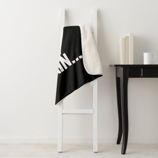 Niet opnieuw te zijn | Grootvader Gift Sherpa Deken (In situ)